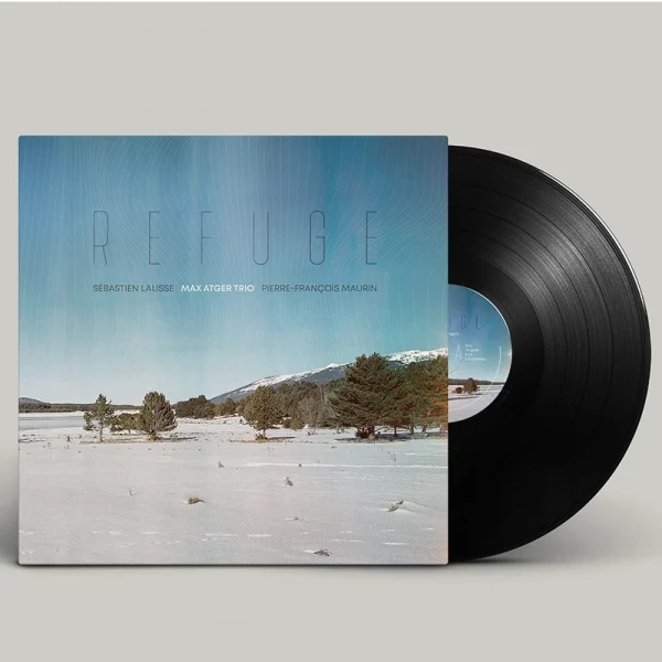 Mockup fiche produit vinyle Max Atger Trio, Refuge